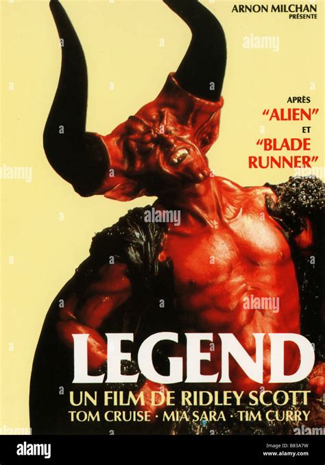 Legend Legend (1985) UK Affiche , Poster Director Stock Photo - Alamy