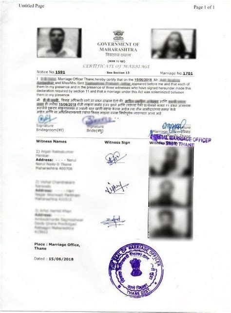 How Can I Get A Copy Of My Marriage Certificate In Mumbai - Leah ...