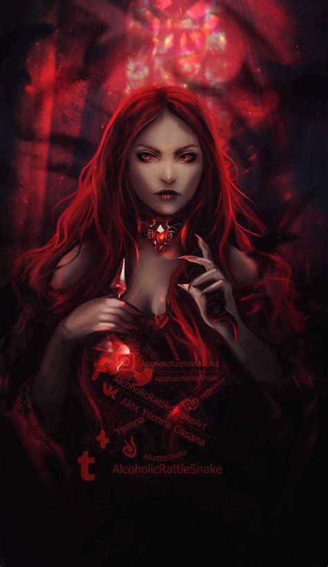 "melisandre" | alex ysenna oksana | Dark fantasy art, Bela arte escura, Arte fantástica