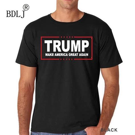 BDLJ 2017 Summer Fashion Donald Trump T Shirt Men's High Quality Custom ...