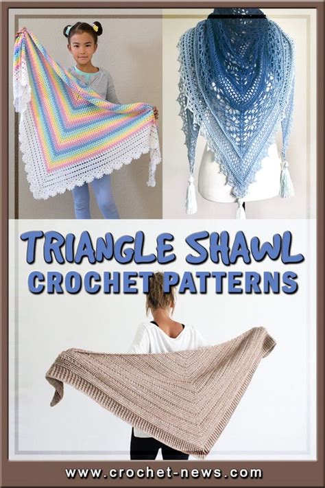 21 Triangle Shawl Crochet Patterns - Crochet News