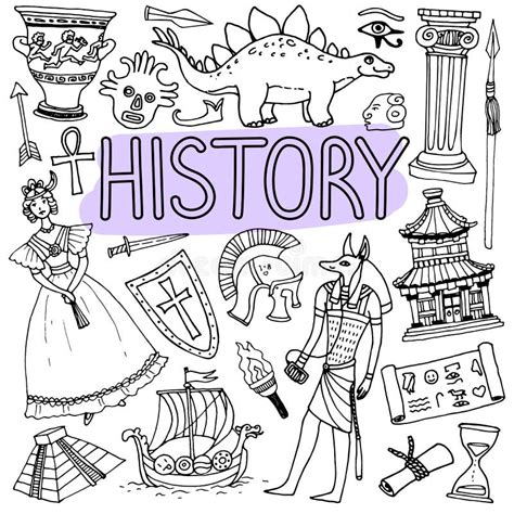 History Doodles Stock Illustrations – 734 History Doodles Stock ...