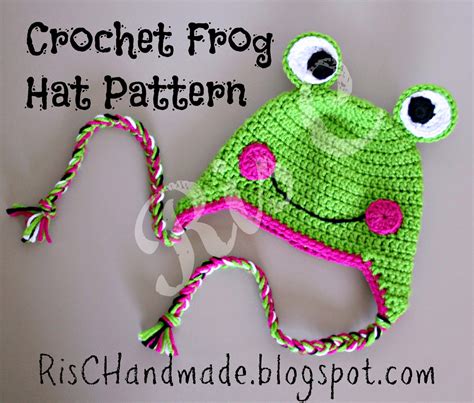 RisC Handmade: Crochet Frog Hat Pattern