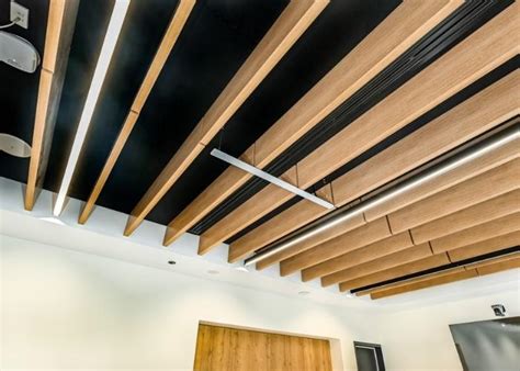 Fire Rated Ceiling Feature at St. Mary's Catholic College by Supawood