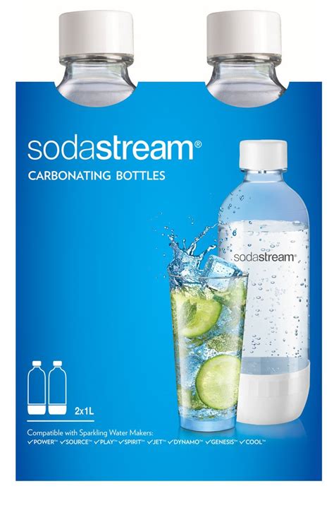 Butelka SodaStream CLASSIC 2x1L - Biała - Konesso.pl