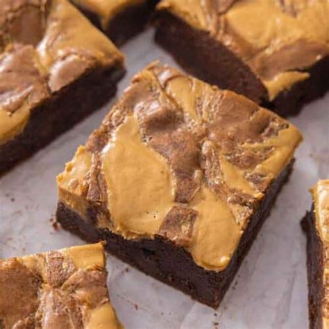 Peanut Butter Brownies - Preppy Kitchen