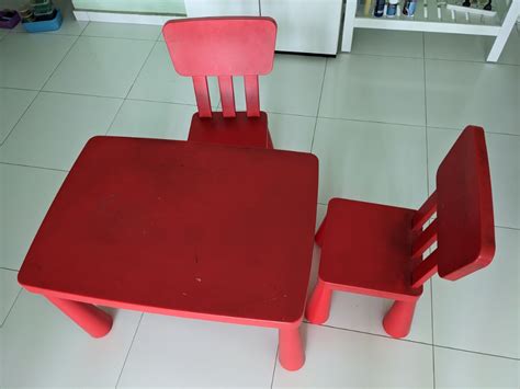 Ikea Kids Study Table and Chairs, Babies & Kids, Baby Nursery & Kids Furniture, Kids' Tables ...