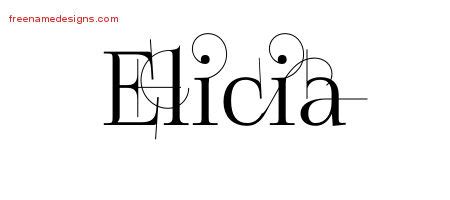 elicia Archives - Free Name Designs