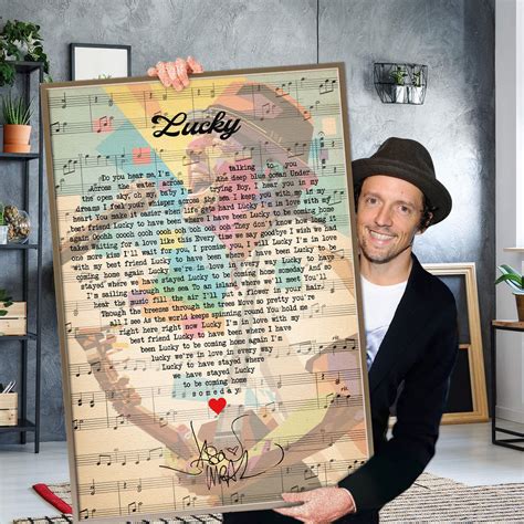 Jason Mraz Posters /Lucky / Jason Mraz Lucky Album Cover | Etsy