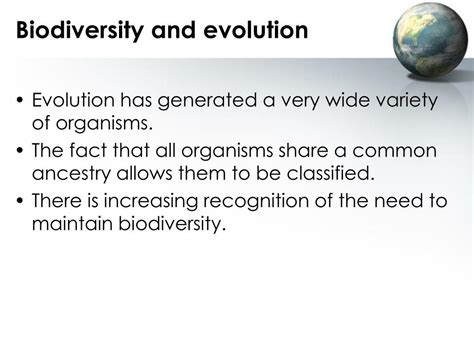 PPT - Module 3: Biodiversity and Evolution PowerPoint Presentation ...