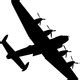 Lancaster Bomber Black Silhouette Vector Clipart image - Free stock photo - Public Domain photo ...