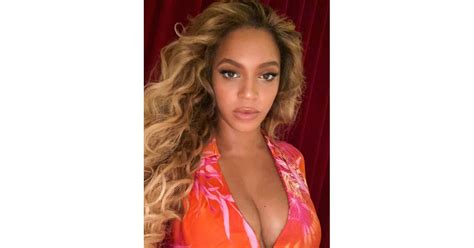 Beyoncé Wore Pink and Orange Tropical Print Dress in Miami | POPSUGAR ...