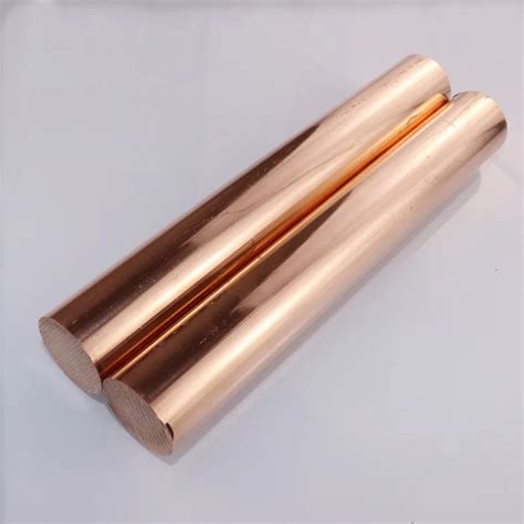 Copper Rod T2 Pure Red Coppers Solid Round Bar Rods Plating Solution wor Electro - Welding ...