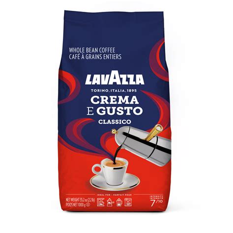 Lavazza Crema e Gusto Whole Bean Coffee Dark Roast – Italy Best Coffee