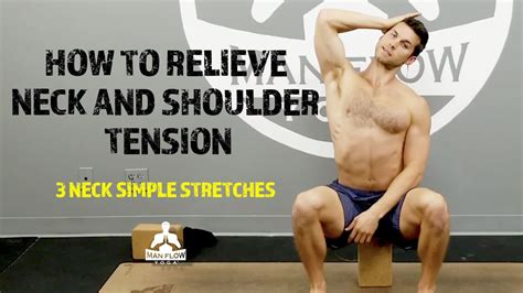 3 Neck Stretches for Stiff Neck & Shoulders | How to Relieve Neck and Shoulder Tension | # ...