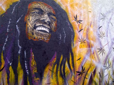 Bob Marley | Wall painting in Hoxton Street, London | Luke McKernan | Flickr