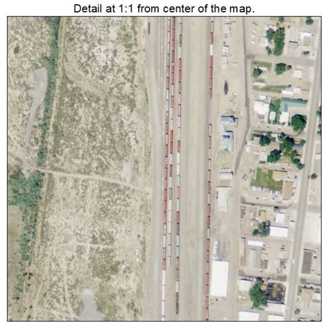 Aerial Photography Map of Greybull, WY Wyoming