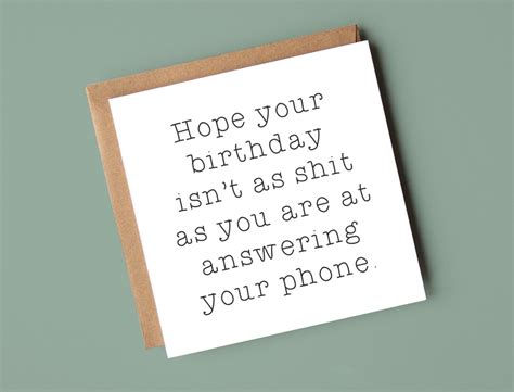 Funny Birthday Card Birthday Card Funny Birthday Cards Rude Birthday ...