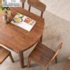 Round Dining Table 4 Seater | Dining Table and Chairs | Casa Furnishing