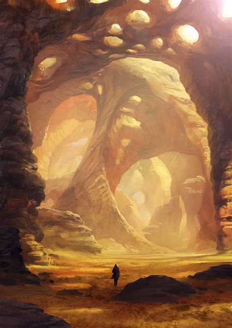 Another planet, maxim revin | Fantasy art landscapes, Environment ...