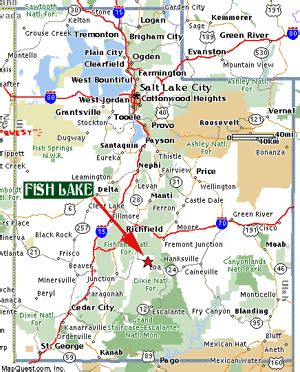 Fish Lake Utah Map - Draw A Topographic Map