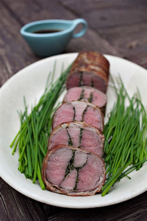 Bacon-Wrapped Herbed Loin of Lamb With Jus - The Washington Post