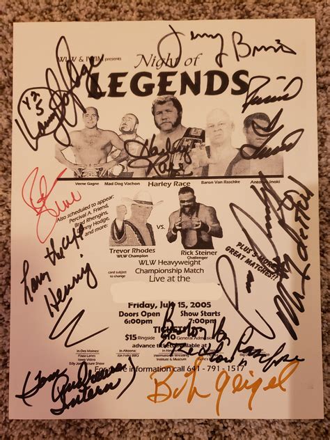 Help Identify Night of Legends Autographs : r/wrestlingmemorabilia