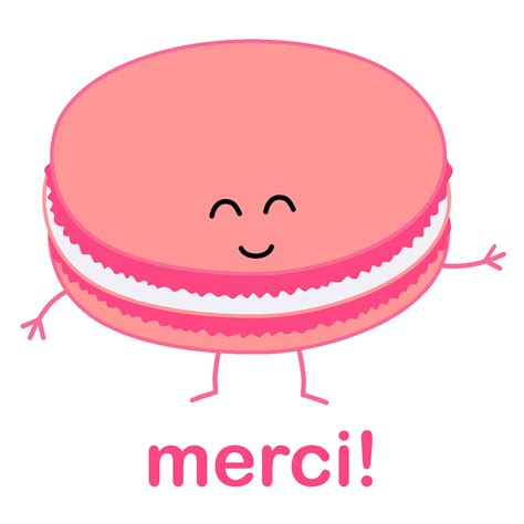 French Thank You Sticker by queeniescards for iOS & Android | GIPHY