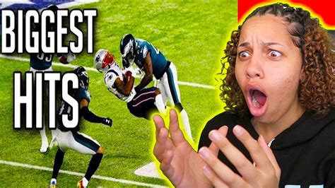 Biggest Hits In Football History Reaction - YouTube