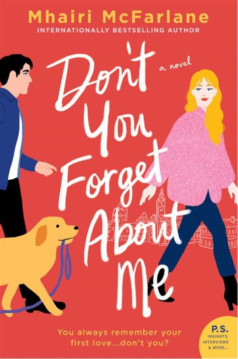 Cover Reveal Don't You Forget About Me by Mhairi McFarlane - www.myreviewstoday.com