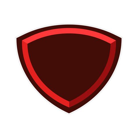 red shield badge elements 28592077 PNG