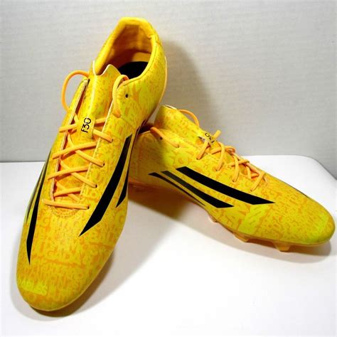 Adidas Mens F30 MESSI Soccer Cleats Shoes US Size 11.5 Solar Gold w ...