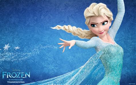 Elsa in Snow: Frozen Movie HD Wallpaper