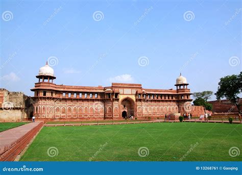 Architecture In Agra Fort Of India Stock Image - Image: 13268761