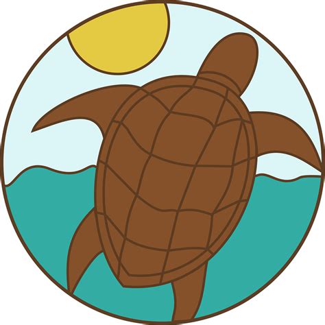 Cartoon Sea Turtle