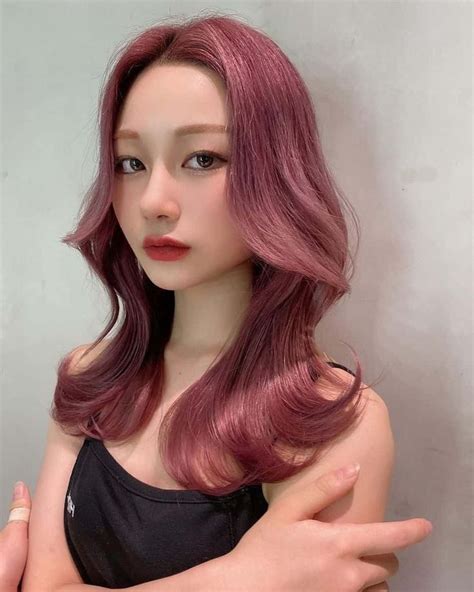 60+ Modern Asian Hairstyles for Women Bright Purple Hair, Dark Pink ...