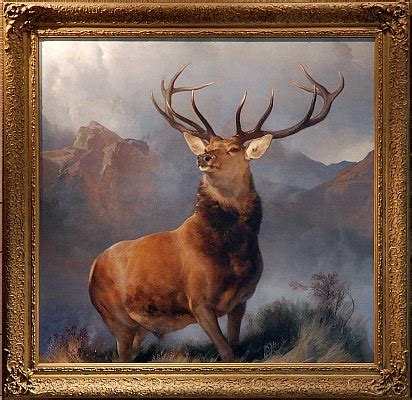 monarch of the glen painting history - Dimple Mchenry