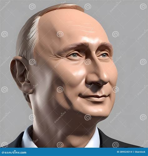 Vladimir Putin smiling stock illustration. Illustration of organ ...