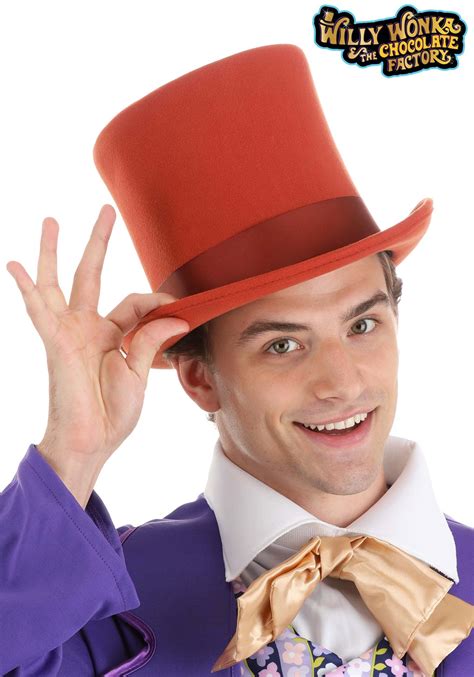 Authentic Willy Wonka Hat for Men | Costume Hat Accessories