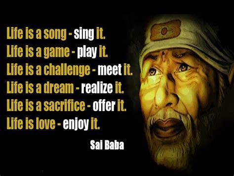 Sai Baba Inspiring Life Quotes HD Wallpapers Download | God Wallpaper Photos