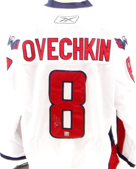 Amazon.com : Alex Ovechkin Autographed Jersey - Autographed NHL Jerseys ...