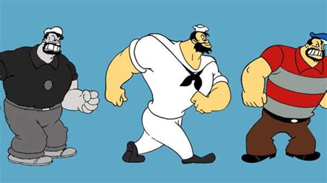 Popeye the Sailor Man-Brutus or Bluto | Popeye the sailor man, Cool ...