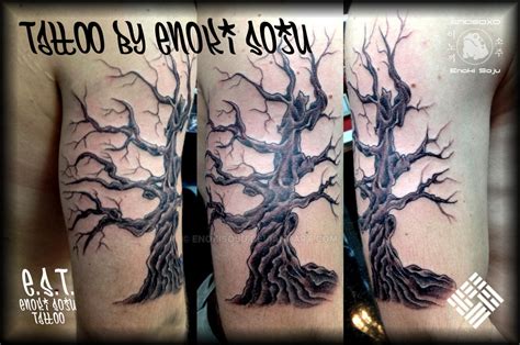 Dead Tree Tattoo By Enoki Soju by enokisoju on DeviantArt