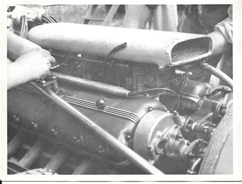 FERRARI 375 F1 V12 ENGINE 4.5 LITRE LARGE PERIOD PRESS PHOTOGRAPH ...