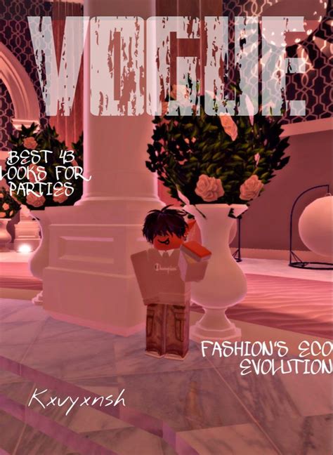 Roblox vogue magazine cover | Party fashion, Vogue magazine covers, Vogue magazine