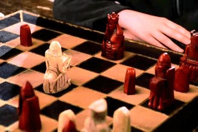 Wizard's Chess | Wizard chess, Harry potter gif, Chess board