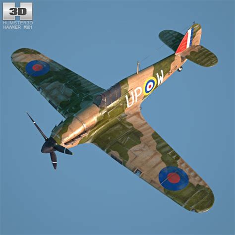 Hawker Hurricane 3D Model - TurboSquid 1281057