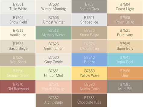 Boysen Paint Color Chart Paint Color Ideas | Images and Photos finder