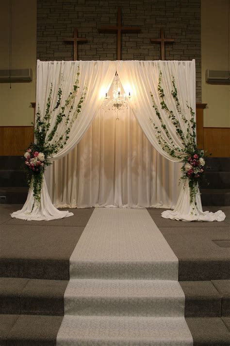 Wedding Ceremony decor, wedding church Wedding Ceremony Backdrop Diy ...