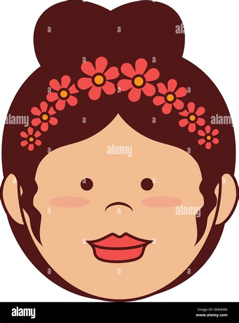 women cute make up icon vector graphic Stock Vector Image & Art - Alamy